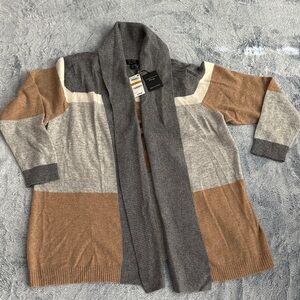 Charter Club Gray Cashmere Cardigan